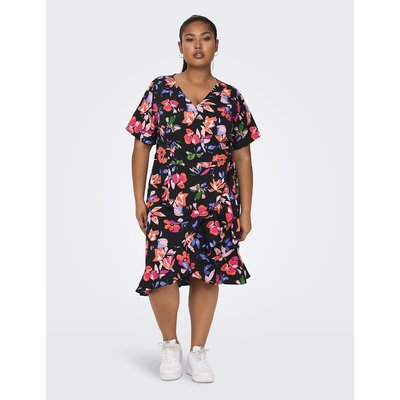Robe portefeuille, manches courtes ONLY CARMAKOMA