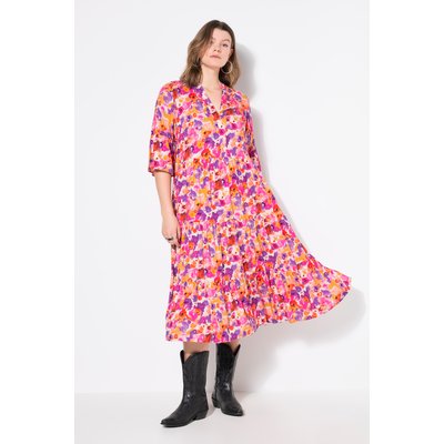 Robe maxi à volants, imprimé à fleurs STUDIO UNTOLD