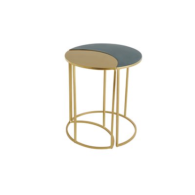 Table d'appoint en métal laqué TOSCANE MILIBOO