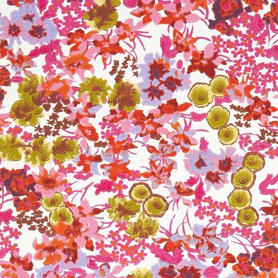 Wildflower Meadow Carnelian and Spinel Wallpaper HARLEQUIN X SOPHIE ROBINSON