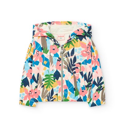 Veste en molleton fleurs BOBOLI
