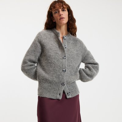 Cárdigan mezcla de alpaca, Signature AMBROISE LA REDOUTE COLLECTIONS