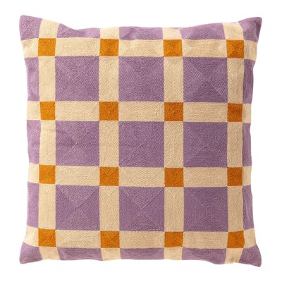 Coussin Blocks - Violets, 45x45 cm DUTCH DECOR