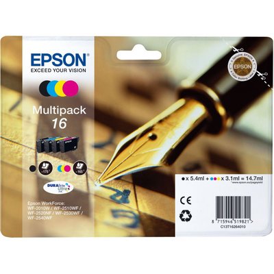 Cartouche d'encre T1626 série Stylo plume N CMJ EPSON