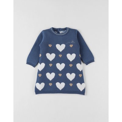 Robe en Tricot, cœurs NOUKIE'S