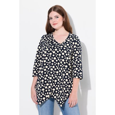 Chemise, ourlet en pointes, col en V ULLA POPKEN
