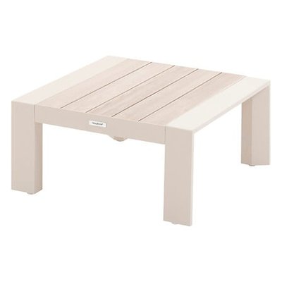 Table basse de jardin petit modèle en aluminium effet bois EVASION HESPERIDE