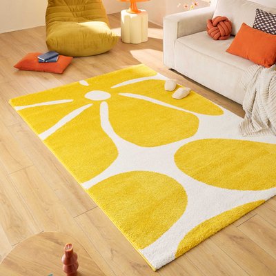 Tapis de salon vintage à fleurs GROOVY NAZAR RUGS