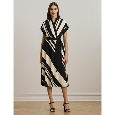 Платье миди с короткими рукавами LAUREN RALPH LAUREN