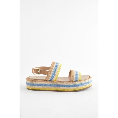 Sandales espadrilles à plateforme plate NEXT