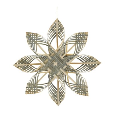 Etoile noël tressée bambou naturel MADAM STOLTZ