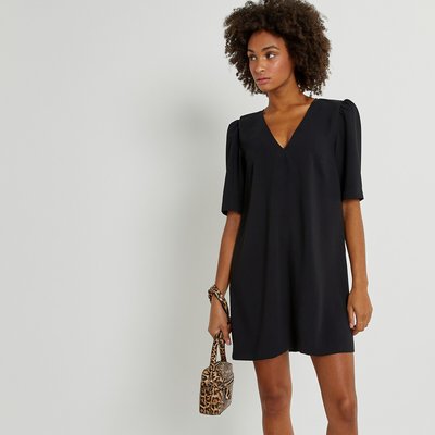V-Neck Shift Dress LA REDOUTE COLLECTIONS