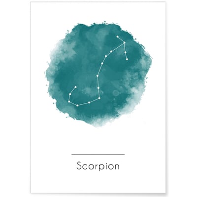 Affiche Scorpion L'AFFICHERIE