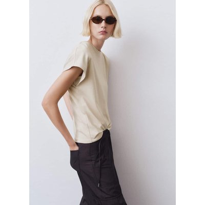 T-shirt coton col rond MANGO