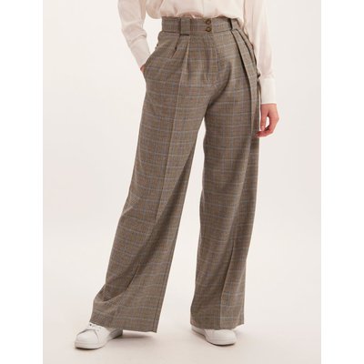 Pantalon Marlène pied-de-poule INES DE LA FRESSANGE PARIS