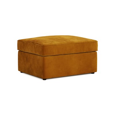 Jay-Be® Luxe Velvet Footstool Sofa Bed with Comfort Mattress JAY-BE