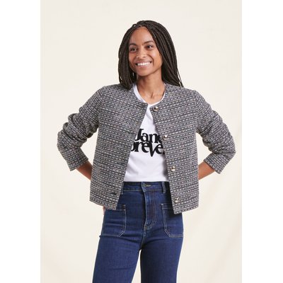 Veste longue tweed femme La Redoute