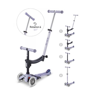 Micro Mini2Grow 2.0 LED - Lavande MICRO MOBILITY