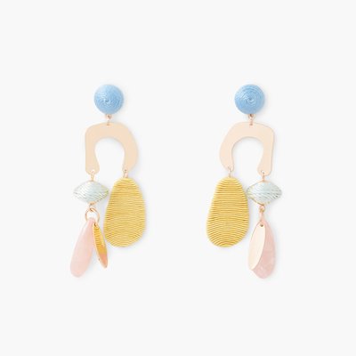 Boucles d'oreilles pendantes Calypso BALABOOSTE