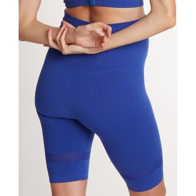 Panty de sport et de grossesse Woma bleu électrique - fibres recyclées CACHE COEUR