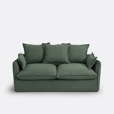 Canapé convertible H14 cm, polyester, Odna LA REDOUTE INTERIEURS