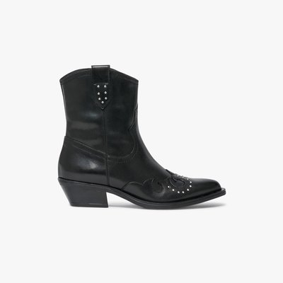 Bottines a lacet cloute La Redoute