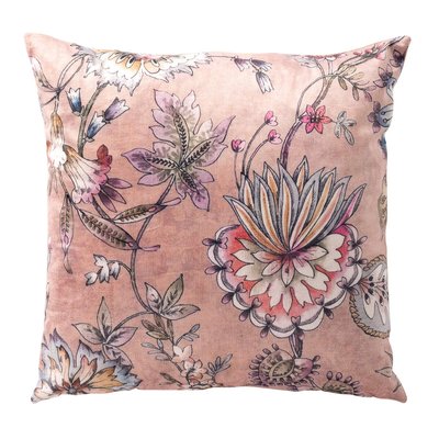 Coussin Flore - Rose, 45x45 cm DUTCH DECOR