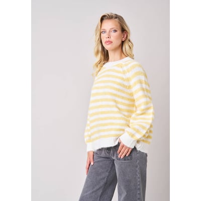Pull femme rayé en maille douce IPHIGENIE DEELUXE