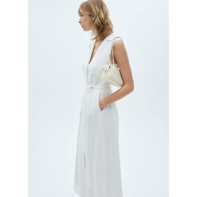 Robe chemisier lin MANGO