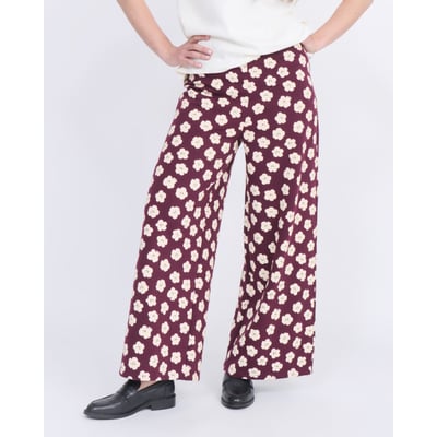 Pantalon en coton bio imprimé fleuri EMOI EMOI