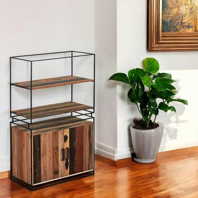 Vaisselier bois 2 portes bois recyclé SAMPAN PIER IMPORT