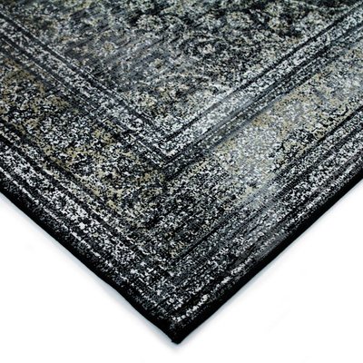 Tapis en viscose motif médaillon vintage THE DECO FACTORY