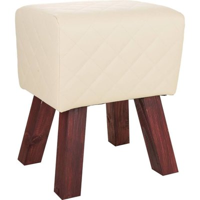 Tabouret bois élégant assise pvc style moderne coloré RECOLLECTION