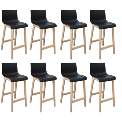 Lot de tabourets de bar en chêne 65cm TANNA MOB IN