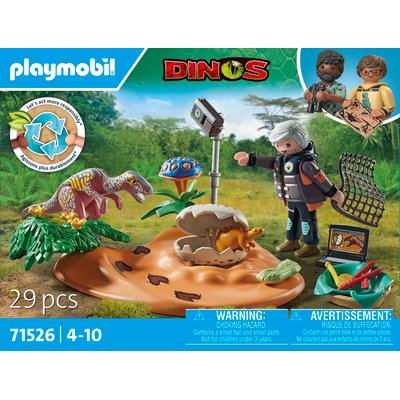 Dinos Stégosaure et voleur d'œuf PLAYMOBIL