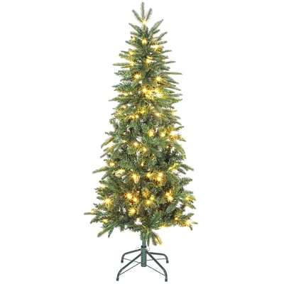 Sapin de Noël Plastique Vert HOMCOM
