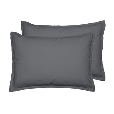 Lot de 2 taies d'oreiller en coton STUDIO SENSEI MAISON