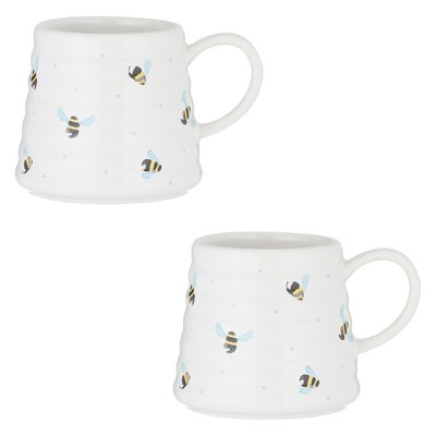 Set of 2 Bee Mugs PRICE & KENSINGTON