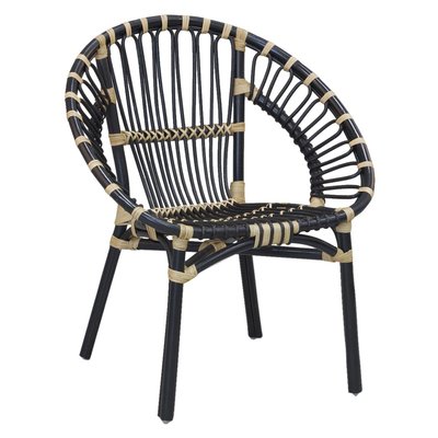 Fauteuil rond en rotin Jazz AUBRY GASPARD