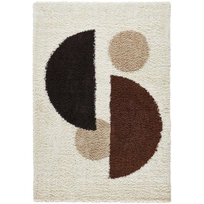 Tapis intérieur en polypropylène Vivara 1064 marron 200 x 280 cm JARDINDECO