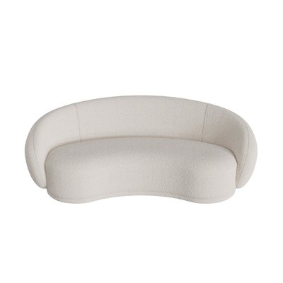 Canapé 3 places en tissu bouclé - NOVA RENDEZ-VOUS DÉCO