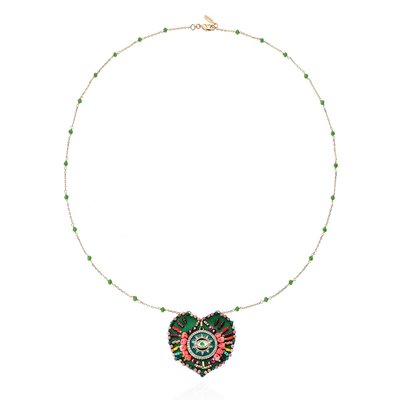 Collier chaîne avec charm central avec perles JANEIRA HIPANEMA