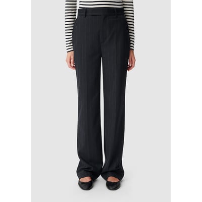 Pantalon de tailleur rayures fil textile IKKS