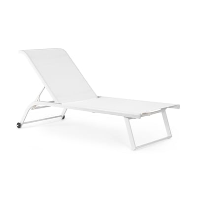 Bains de soleil inclinables en aluminium et tissu (lot de 2) - CABOURG HELLIN, DEPUIS 1862