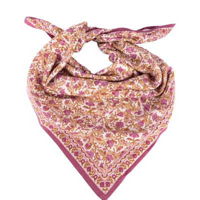 Foulard adulte Toile de Jouy depuis 1760 - Forest BINDI ATELIER