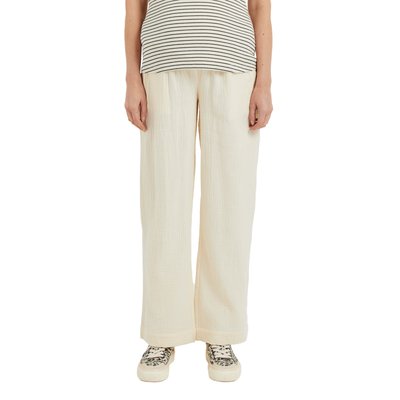 Pantalon droit de grossesse en gaze de coton VERTBAUDET