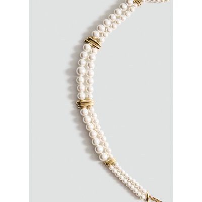 Collier ras du cou verre combiné MANGO