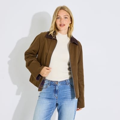 Parka enduite GRAIN DE MALICE