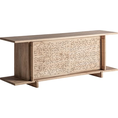 Buffet ajouré en bois de manguier jacquard RECOLLECTION