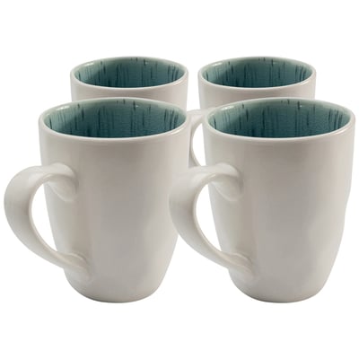 Lot de 4 mugs, MUSTIQUE KARE DESIGN